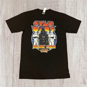 🔥STAR WARS Rock of Ages Men's Short Sleeve Graphic Print T-Shirt Sz L- NWOT